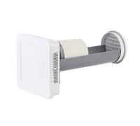 SIEGENIA AEROTUBE WRG - Ventilador de pared inteligente, ventilación descentralizada, ahorro de energía, entrada o salida activa, recuperación de calor, sensor de temperatura y humedad, cierre