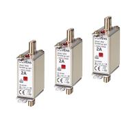 SIEMENS - 3 unidades de fusibles NH, NH000 63 A