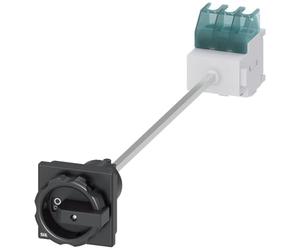 Siemens 3ld2 - Interruptor 3 polos 32a 4 orificio base negro