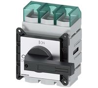 Siemens 3LD5 - Interruptor seccionador de 3 pines, 100 A, 100 A, Sentron, cerrado, clase J, tamaño del fusible
