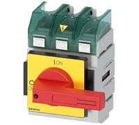 Siemens 3LD5 - Interruptor seccionador de 3 pines, 100 A, 100 A, Sentron, cerrado, clase J, tamaño del fusible