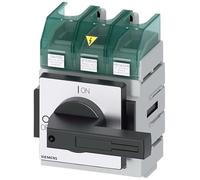 Siemens 3LD5 - Interruptor seccionador de 3 pines, 125 A, 125 A, Sentron, cerrado, clase J, tamaño del fusible