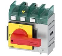 Siemens 3LD5 - Interruptor seccionador de 4 pines, 125 A, 125 A, Sentron, cerrado, clase J, tamaño del fusible