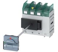 Siemens 3LD5 - Interruptor seccionador de 4 pines, 160 A, 160 A, Sentron, cerrado, clase J, tamaño del fusible