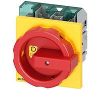 Siemens 3LD5 - Interruptor seccionador de 4 pines, 32 A, 32 A, SENTRON cerrado, clase CC, clase J, tamaño del fusible