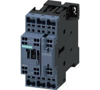 Siemens 3RT20252BB40: Contactor AC-3, 7,5 kW/400V, 1 contacto normalmente abierto + 1 contacto auxiliar, 24VDC, 3 polos, e protección S0