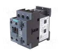 Siemens Contactor 3RT20271AL20 AC-3 15 kW 400 V 230 V 50/60 Hz contacto abierto y cerrado tornillo