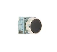 Siemens 3SB35000AA11 Botón Plano Negro Metal