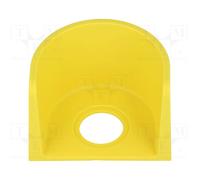 Siemens 3SU19000DY300AA0 Collar de protección para parada de emergencia, amarillo