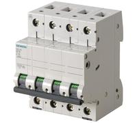 Siemens 5sl4 - Interruptor automático 10ka curva-b 3 polos+neutro 16a 70mm