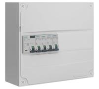 SIEMENS - Cuadro 1 fila preequipado 1 inter. diff. 63A tipo A + 4 disyuntores