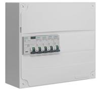 SIEMENS - Cuadro 1 fila preequipado 1 inter. diff. 63A tipo A + 4 disyuntores