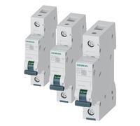 Siemens Ingenuity for life - 5SL6120-7 Interruptor magnetotérmico 1P 20A (Paquete de 3)