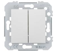 Siemens - Interruptor basculante doble (blanco Siemens Delta Viva