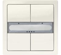 Siemens - Pulsador up286 doble neutro blanco titanio