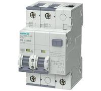 SIEMENS Sentron 5SU1 - Interruptor FI/LS (20 A, 2 pines, tipo C, sensibilidad 30 mA)