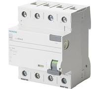 Siemens sentron - Diferencial tipo-a 40a 3+neutro 30ma 400v 4 módulos sigres