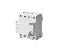 Siemens sentron - Interruptor diferencial 5sv 70mm clase -ac 4 polos 63a 30ma