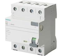 Siemens sentron - Interruptor diferencial tipo-f 40a 3+neutro 30ma 400v 4 módulos