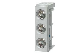 Siemens sentron - Zócalo barra diazed sr60 3 polos dii 25a 500v