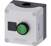 Siemens SIE 1801-0AB00 - Pulsador de 22 mm - 1 contacto, 1 contacto normalmente abierto, color verde, 287,5 g, 129 mm, 95 mm, 99 mm