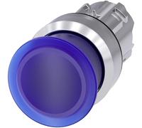 Siemens Sirius ACT 3SU10 Cabezal de pulsador Ø 22mm, Azul Golpeando Alrededor De plástico, IP66