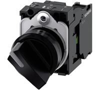 SIEMENS Sirius ACT 3SU11 - Interruptor selector (2 niveles, 500 V/10 A, IP66, IP67, IP69K, ángulo de lanzamiento