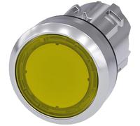 Siemens sirius atc - Pulsador 22mm redondo metalico/a brillante amarillo boton rasante