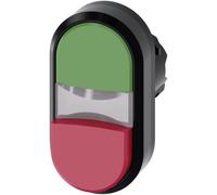 Siemens sirius atc - Pulsador doble redondo plastico verde rojo .boton rasante saliente