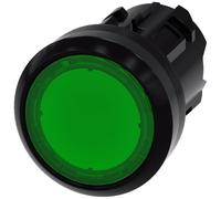 Siemens sirius atc - Pulsador luminoso redondo verde boton rasante momentaneo