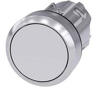 Siemens sirius atc - Pulsador metalico/a brillante blanco boton rasante momentaneo