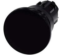 Siemens sirius atc - Pulsador seta 22mm redondo plastico negro 40mm momentaneo
