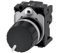 Siemens Potenciómetro Sirius compacto redondo plástico negro 4,7 kΩ