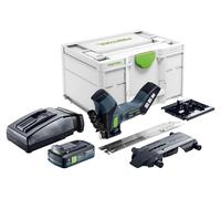 Sierra aisladora sin cable Festool ISC 240 EB-Basic 18 V 240 mm + 1x batería recargable 4,0 Ah + cargador rápido + Systainer