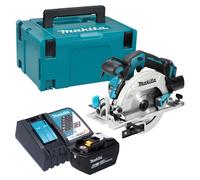 Sierra circular a batería Makita DHS 680 Z 18 V 165 mm sin escobillas + 1 batería de 9,0 Ah + cargador + Makpac