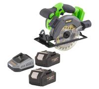Sierra circular a batería Procraft PCA28bb 20 V 165 mm sin escobillas + 2 baterías de 4,0 Ah + cargador