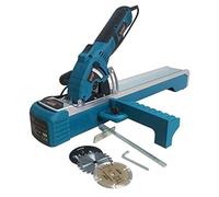 Sierra circular compacta con sistema de corte de inglete y guía de carril, con una potencia de 600 W