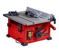 Einhell TC-TS 8 - Sierra circular sobre mesa (1200 W, altura de corte 45 mm, hoja de Ø 210 mm, tope angular, tope paralelo, conexión para aspiradora en el edificio)