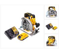 Sierra circular manual a batería DeWalt DCS 570 D1, 18 V, 184 mm, sin escobillas + 1 batería de 2,0 Ah + cargador