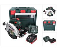 Sierra circular manual a batería Metabo KS 18 LTX 66 BL de 18 V y 165 mm + 1 batería de 5,5 Ah + cargador + metaBOX