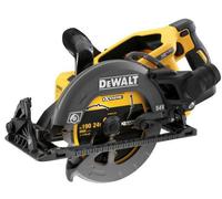 Sierra circular manual inalámbrica DeWALT DCS577N-XJ (azul), sistema Flexvolt, 2400 vatios, 190 mm, profundidad de corte de 65 mm a 90° y 40 mm a 45°, sin batería