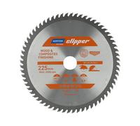 Sierra circular norton 225mm x 30mm x 64t (2,6 / 1,6) , corte transver