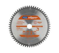 Sierra circular norton clipper 255mm x 30mm x 60t, corte transversal y