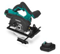 Sierra circular sin cable 20V 150 mm | con batería de 2,0 Ah y cargador rápido