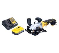 Sierra circular sin cable DeWalt DCS 571 H1 18 V 115 mm sin escobillas + 1x batería Powerstack 5,0 Ah + cargador