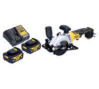 Sierra circular sin cable DeWalt DCS 571 M2 18 V 115 mm sin escobillas + 2x batería 4,0 Ah + cargador