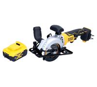 Sierra circular sin cable DeWalt DCS 571 N 18 V 115 mm sin escobillas + 1x batería 5,0 Ah - sin cargador