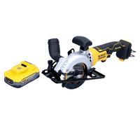 Sierra circular sin cable DeWalt DCS 571 N 18 V 115 mm sin escobillas + 1x batería Powerstack 5,0 Ah - sin cargador