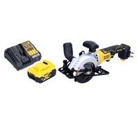Sierra circular sin cable DeWalt DCS 571 P1 18 V 115 mm sin escobillas + 1x batería recargable 5,0 Ah + cargador