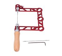 Sierra de Afrontamiento, Marco de Afrontamiento Carpintero Sierra de Trastes Sierra de Afrontamiento con Mango de Madera en Forma de U para Carpintería, Fabricación de Joyas(4in)
